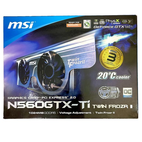 Nvidia msi n560gtx twin - nvidia,